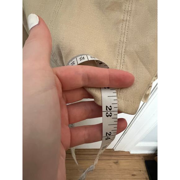 Peter Nygard Women's 12 Jacket Beige Embroidered Filigree Hook and Eye Floral - Picture 11 of 12